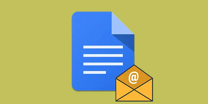 How to add email draft in Google Docs