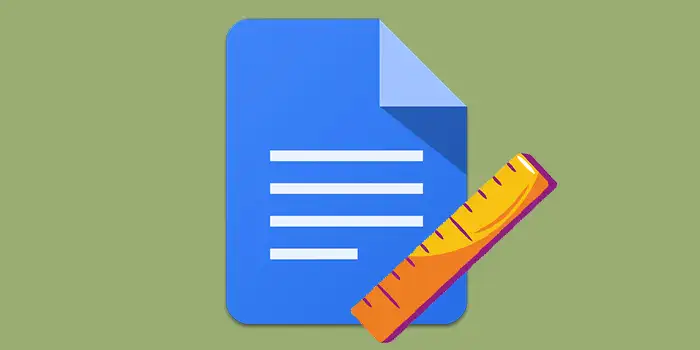 How to show ruler on Google Docs